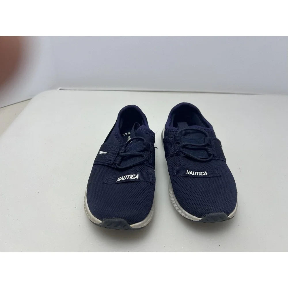 Nautica‎ Neave Sport Tera Shoes Kids Size 10 Navy Mesh Slip On Comfort Sneakers
